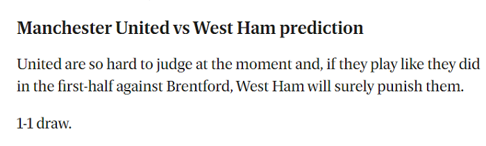 Jonathan Gorrie dự đoán MU vs West Ham, 22h ngày 22/1 - Ảnh 1