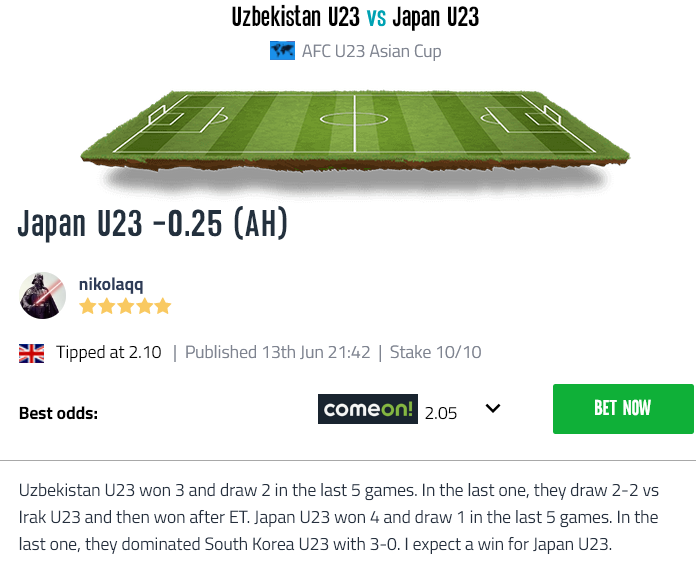 Nikolaqq dự đoán U23 Uzbekistan vs U23 Nhật Bản, 23h ngày 15/6 - Ảnh 1