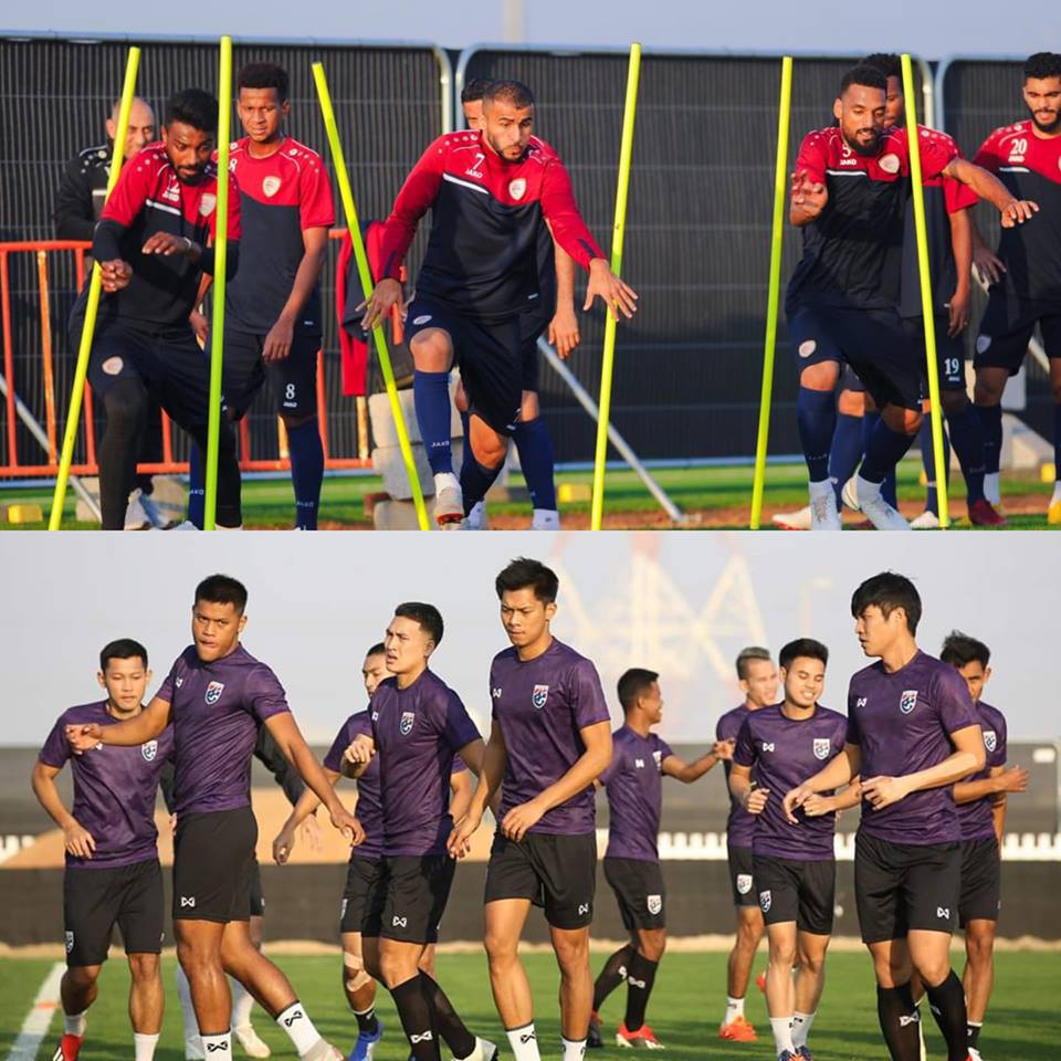 Thái Lan và Oman giao hữu kín trước thềm Asian Cup 2019