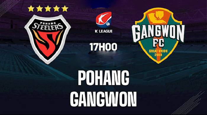 Link xem trực tiếp Pohang Steelers vs Gangwon, 17h ngày 6/8