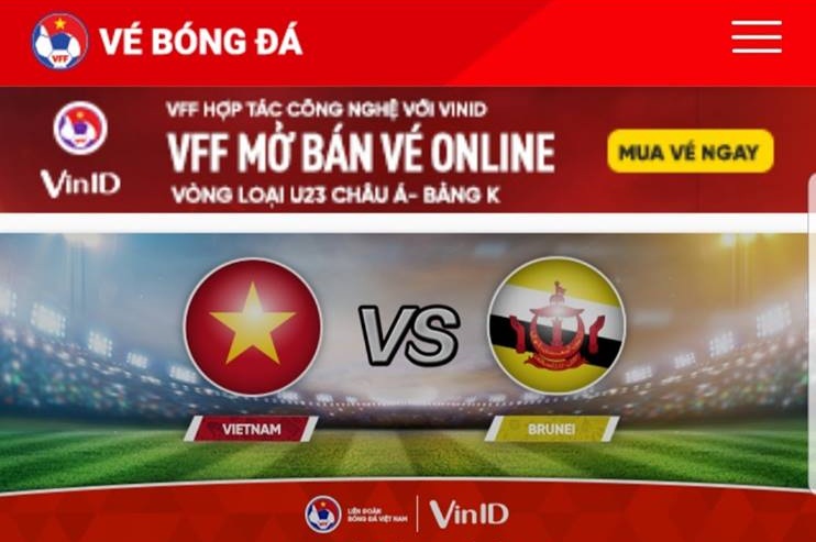 Vé xem U23 Việt Nam đá vòng loại châu Á: Mua online cực dễ