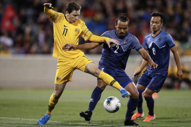 Australia 5-0 Nepal: Maclaren lập hat-trick, Harry Souttar bùng nổ