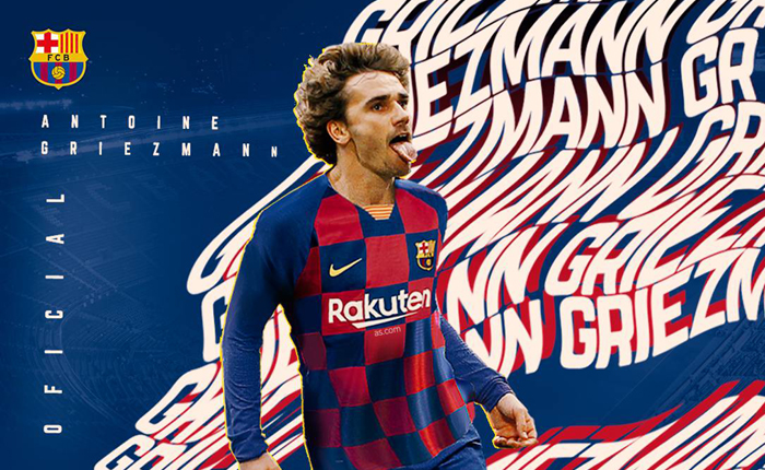 Antoine Griezmann xác nhận đã là cầu thủ của Barcelona