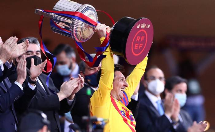 Lionel Messi lập hai kỷ lục trong ngày Barcelona vô địch Cúp Nhà vua
