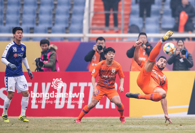 Kết quả tỷ số Shandong Luneng vs Hà Nội FC, vòng loại Cúp C1 châu Á 2019