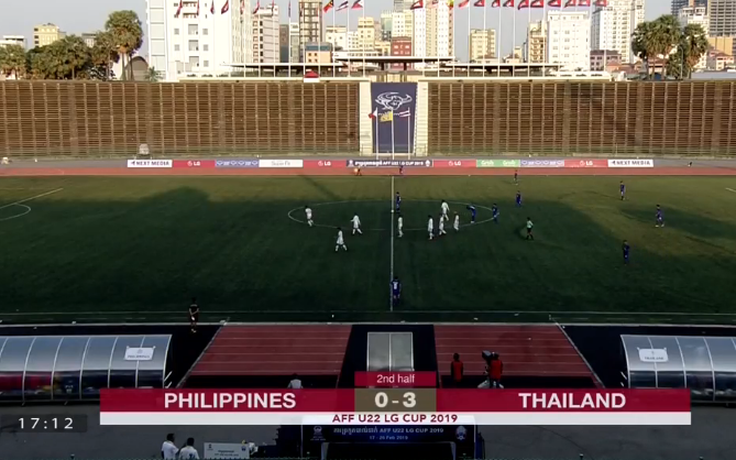 Kết quả U22 Philippines 0-3 U22 Thái Lan: Nhẹ nhàng lên đỉnh