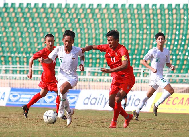 Phân tích tỷ lệ U18 Indonesia vs U18 Myanmar, 16h30 ngày 19/8