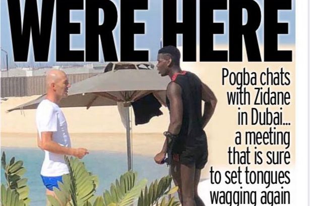 Paul Pogba gặp HLV Zidane ở Dubai và nói những gì?