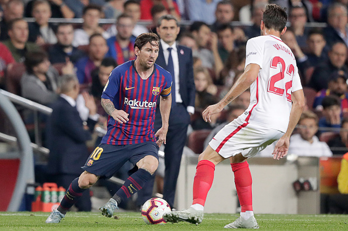 Barca sẽ vắng Messi trong trận đại chiến với Sevilla