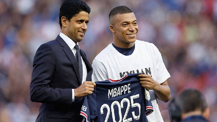 Chủ tịch PSG phản bác Real Madrid: 'Mbappe chưa bao giờ muốn ra đi'