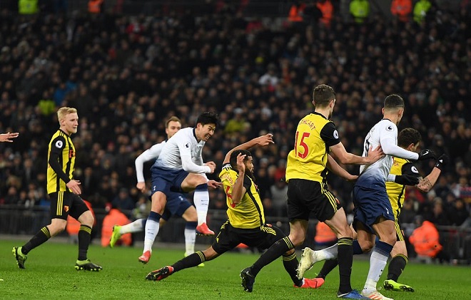 Video Tottenham 2-1 Watford (Premier League, Ngoại hạng Anh vòng 24)
