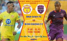 Đội hình ra sân chính thức Nam Định vs B.Bình Dương, 18h ngày 3/7 (cập nhật)