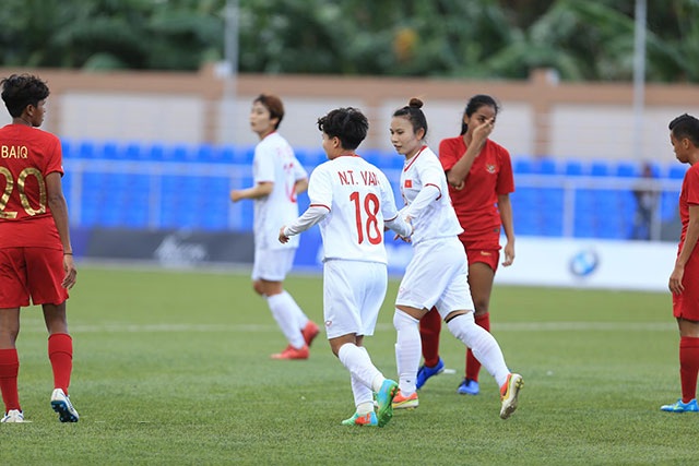Nữ Việt Nam 6-0 Nữ Indonesia: Thắng dễ Indonesia, Việt Nam giành vé vào bán kết