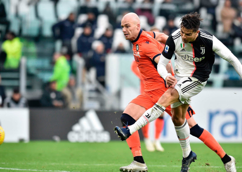 Juventus 3-1 Udinese: Ronaldo lập cú đúp, đưa Lão phu nhân lên ngôi đầu