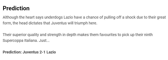 Dự đoán Juventus vs Lazio (23h45 22/12) bởi chuyên gia Kaya Kaynak