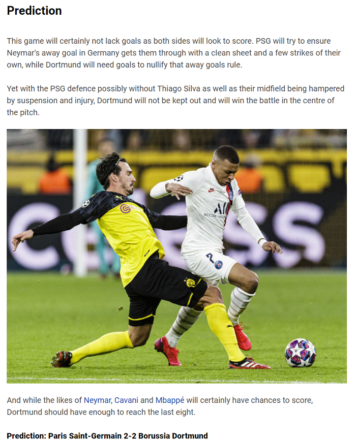 Dự đoán PSG vs Dortmund (3h 12/3) bởi chuyên gia Josh Sim
